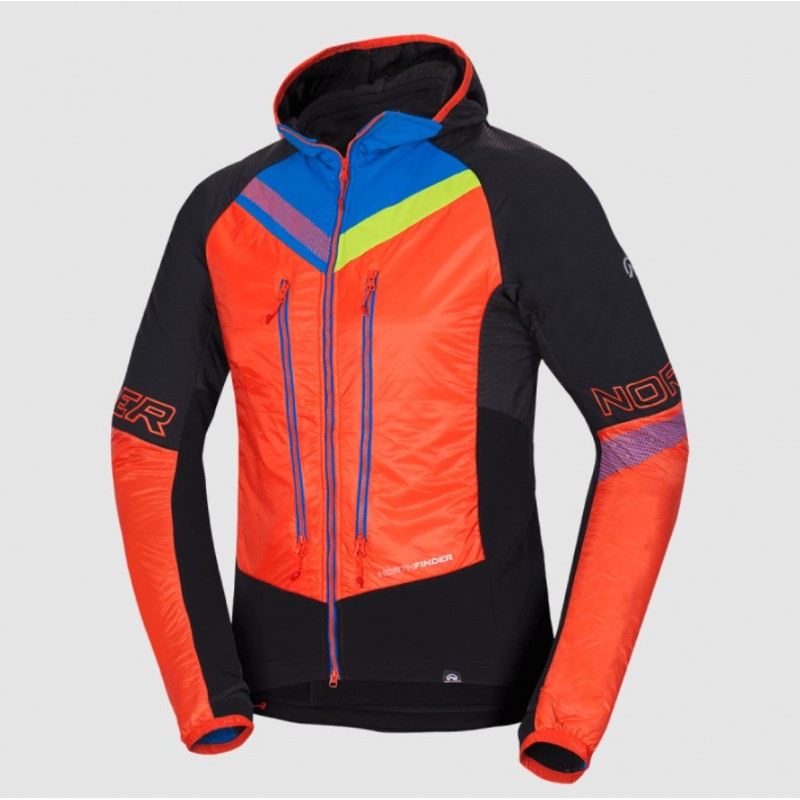 Herrenjacke Skitouren Northfinder BU-38061SKP orange Solisko