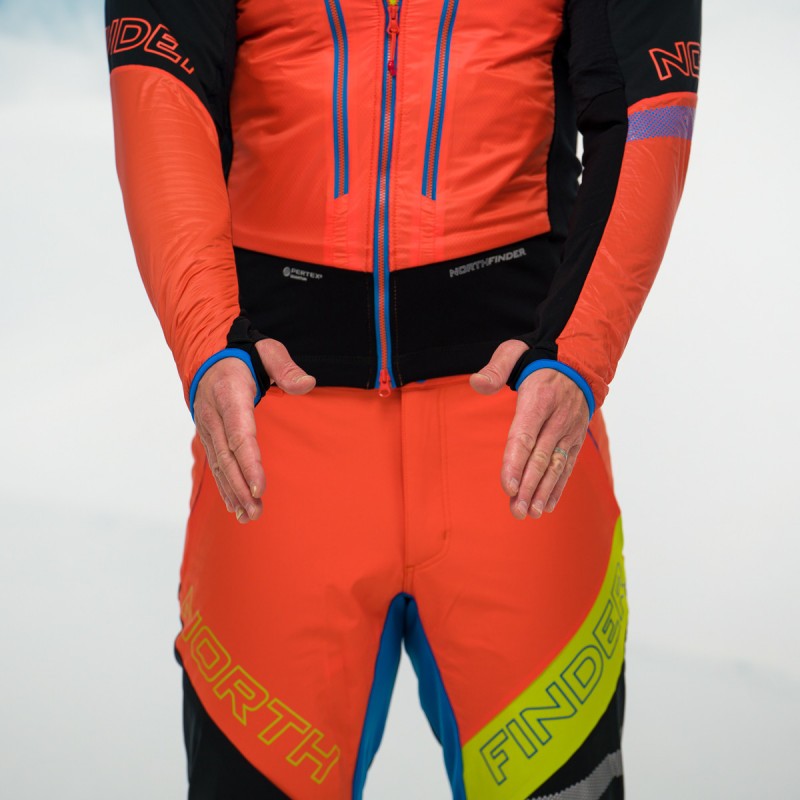 Herrenjacke Skitouren Northfinder BU-38061SKP orange Solisko