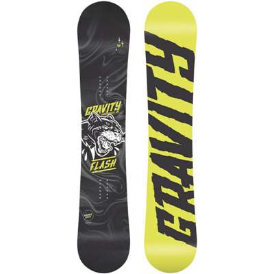 Flash de gravité de snowboard