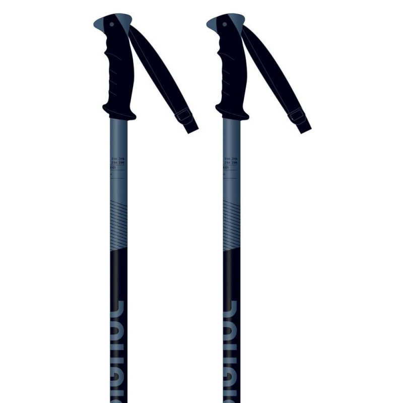 Lyžiarske palice Rossignol tactic grey black