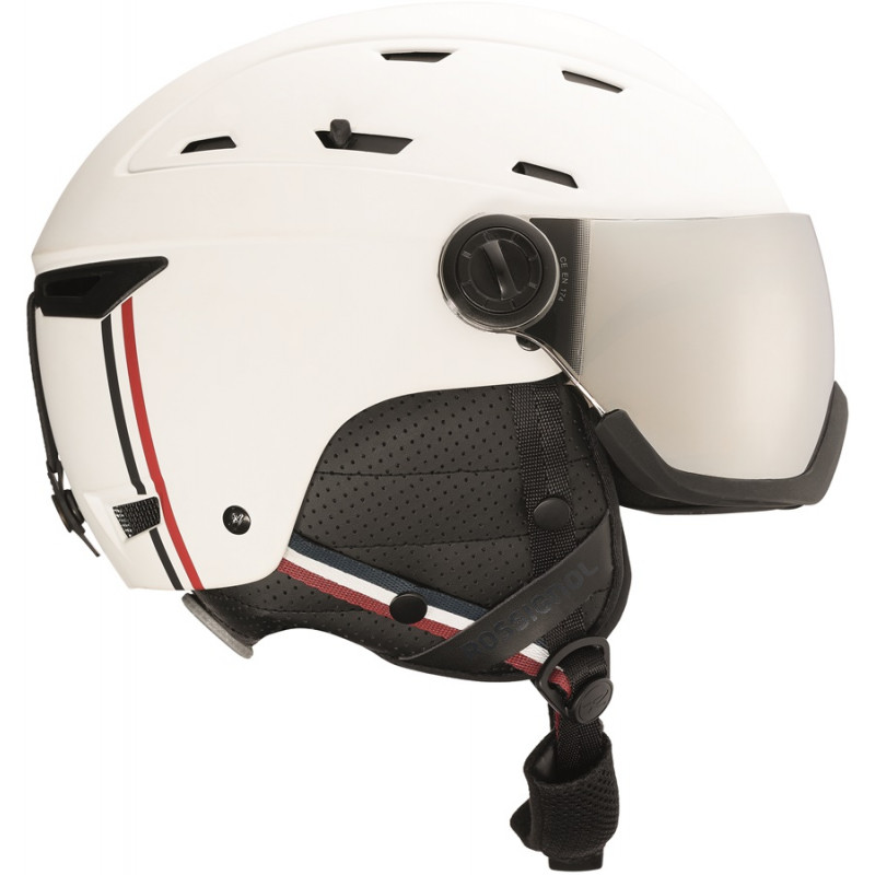 Prilba Rossignol Allspeed visor imp strato wht -XL