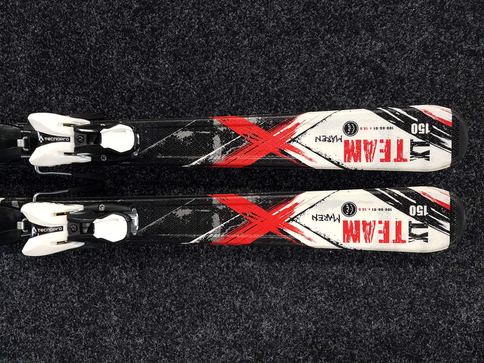 Použité lyže TECNOPRO XT Team + vázání Tecnopro TL 75