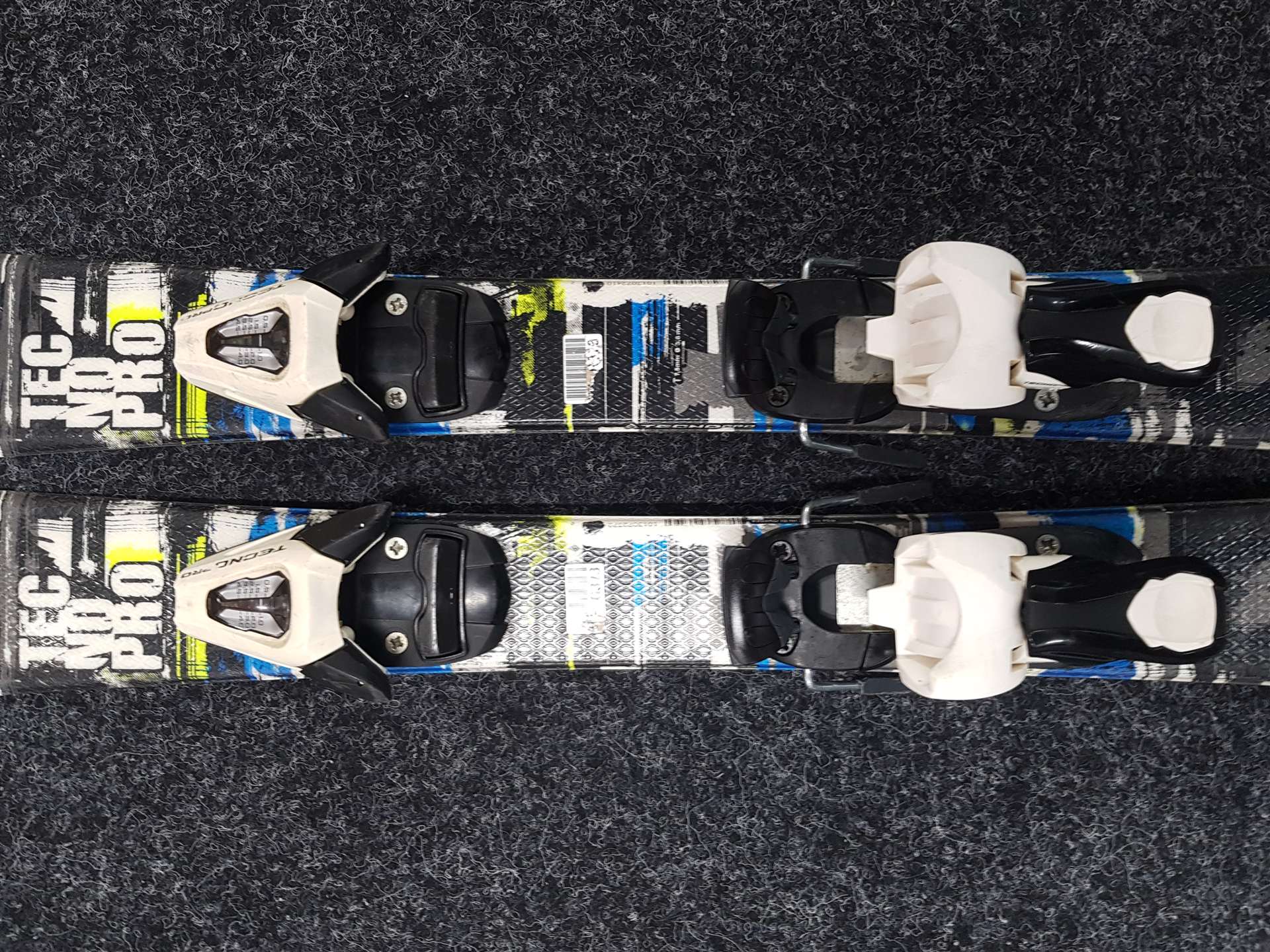 Sci da sci per bambini usati TECNOPRO Pulse Team 86 + attacchi Tecnopro TC45