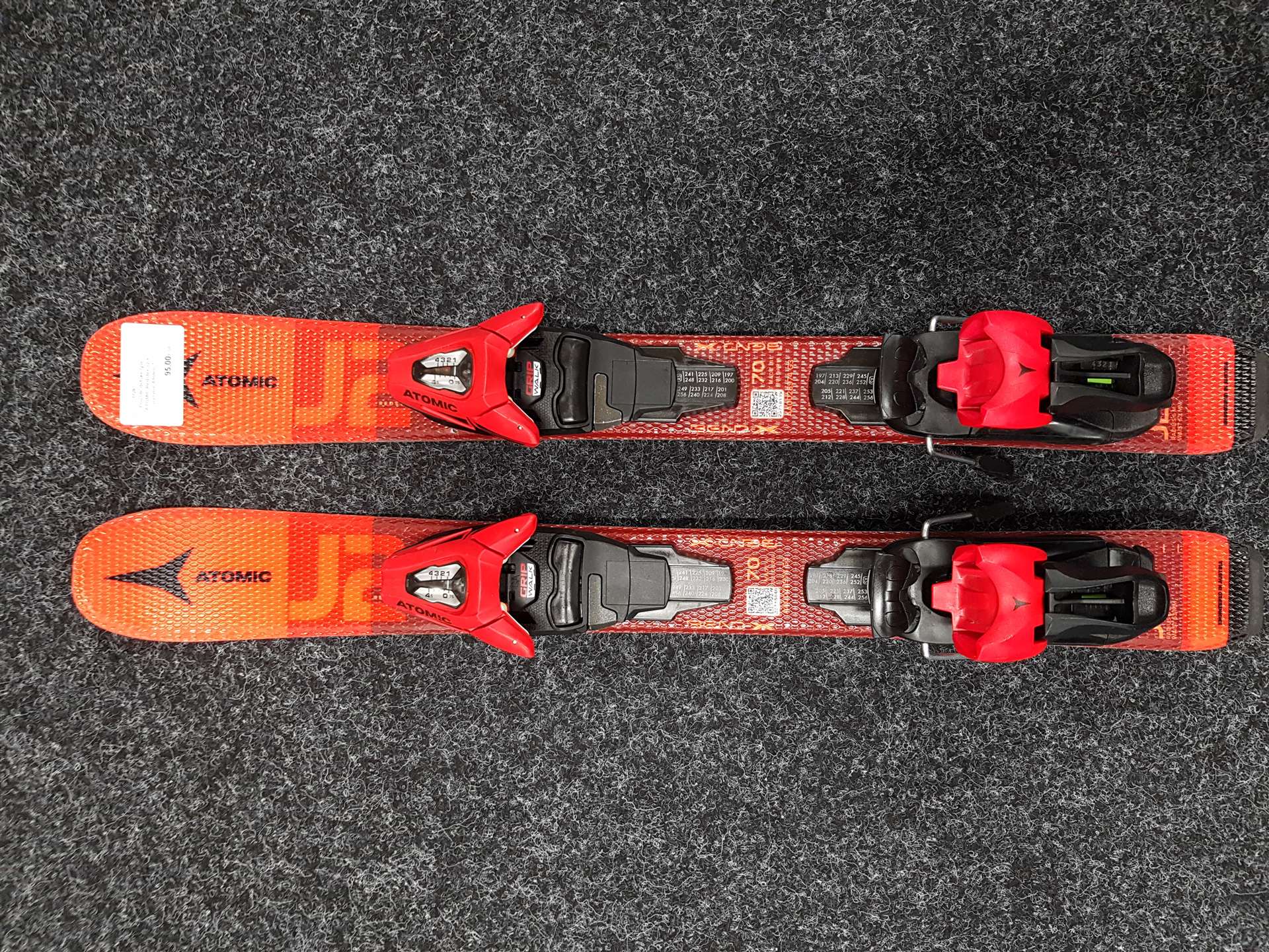 Sci usati per bambini ATOMIC Redster J2 + attacchi Atomic 5