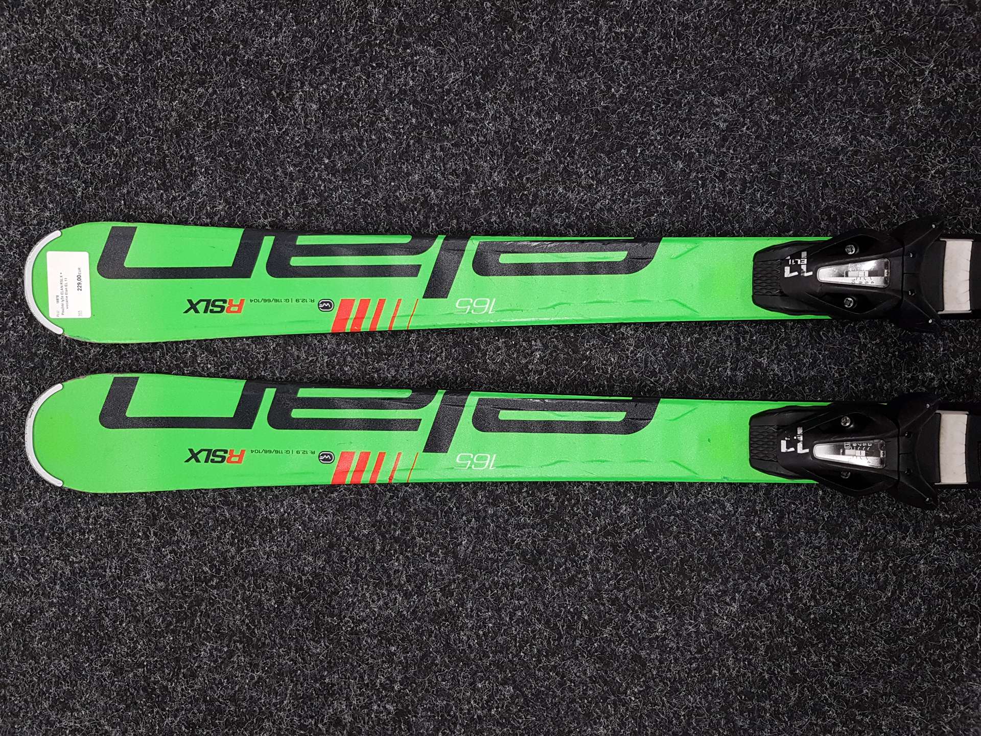 Gebrauchte ELAN RSLX Ski + Elan EL 11 Bindungen