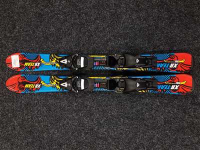 Esquís infantiles usados TECNOPRO XR Team + fijaciones Tyrolia Sympro SP 45