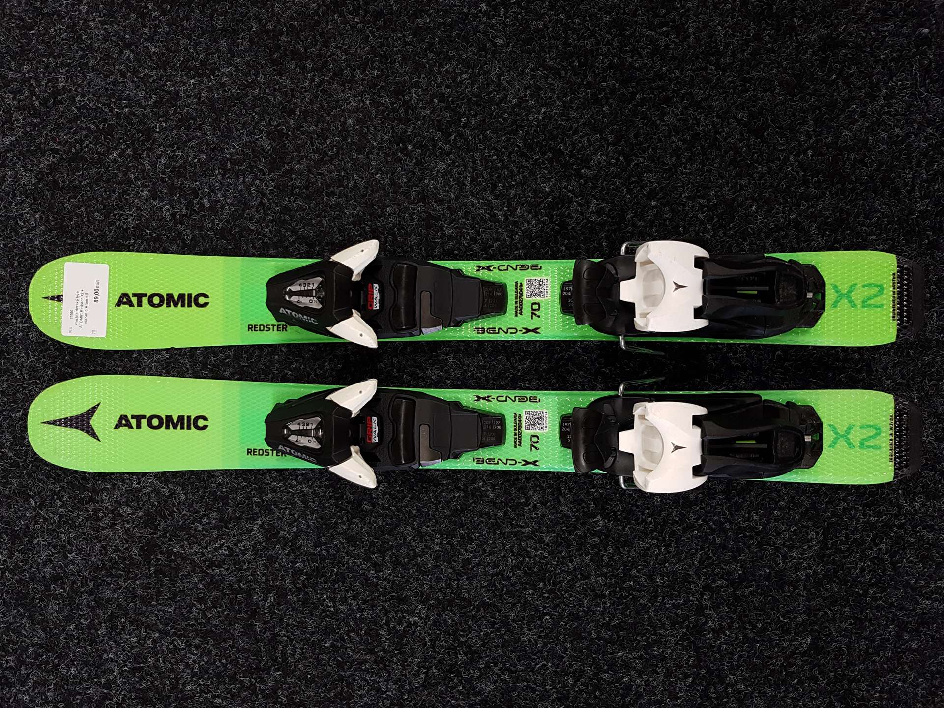 Gebrauchte Kinderski ATOMIC Redster X2 + Atomic 5 Bindungen