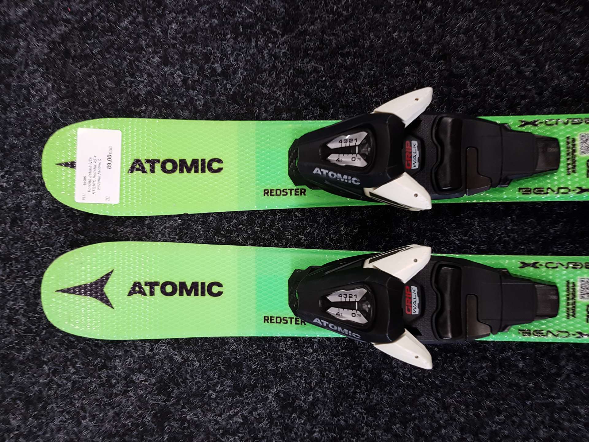 Gebrauchte Kinderski ATOMIC Redster X2 + Atomic 5 Bindungen