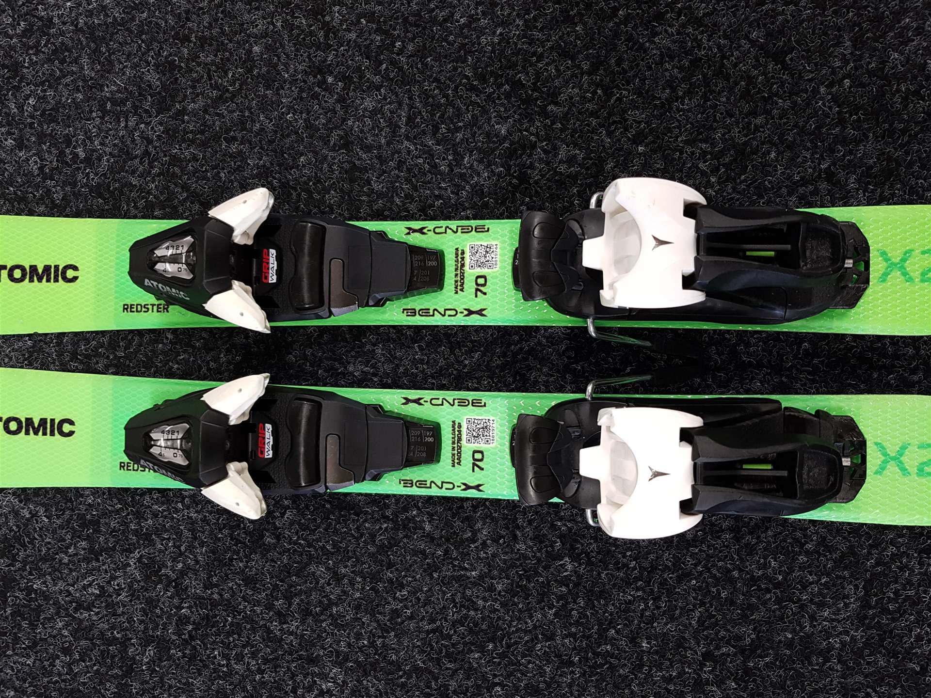 Gebrauchte Kinderski ATOMIC Redster X2 + Atomic 5 Bindungen