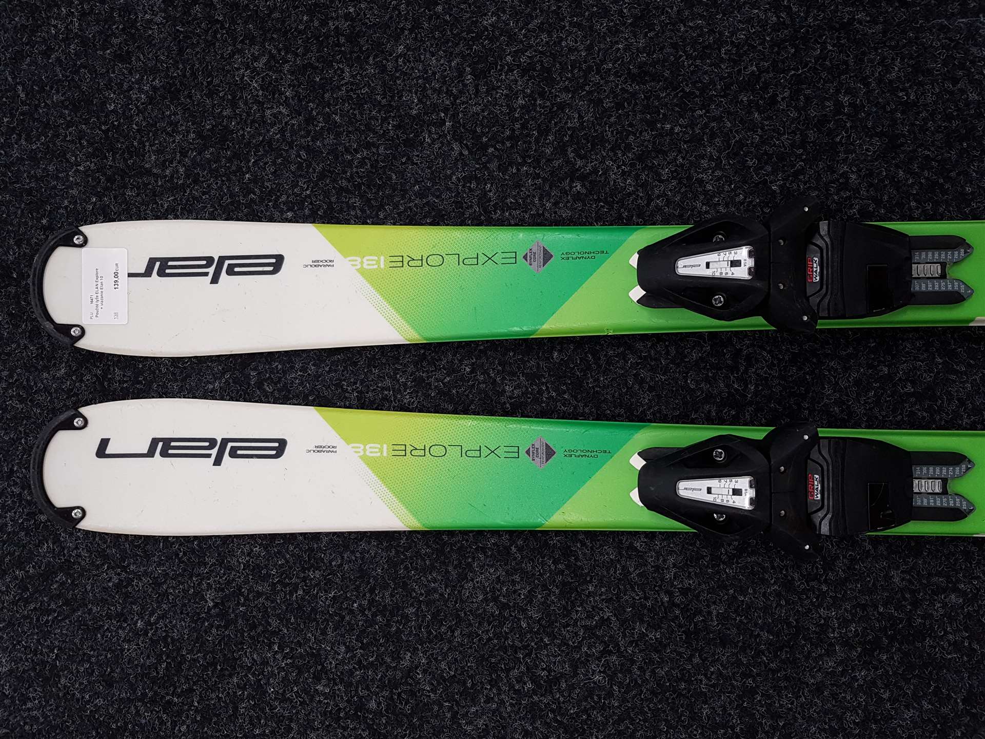 Gebrauchte ELAN Explore Skier + Elan 10 Bindungen