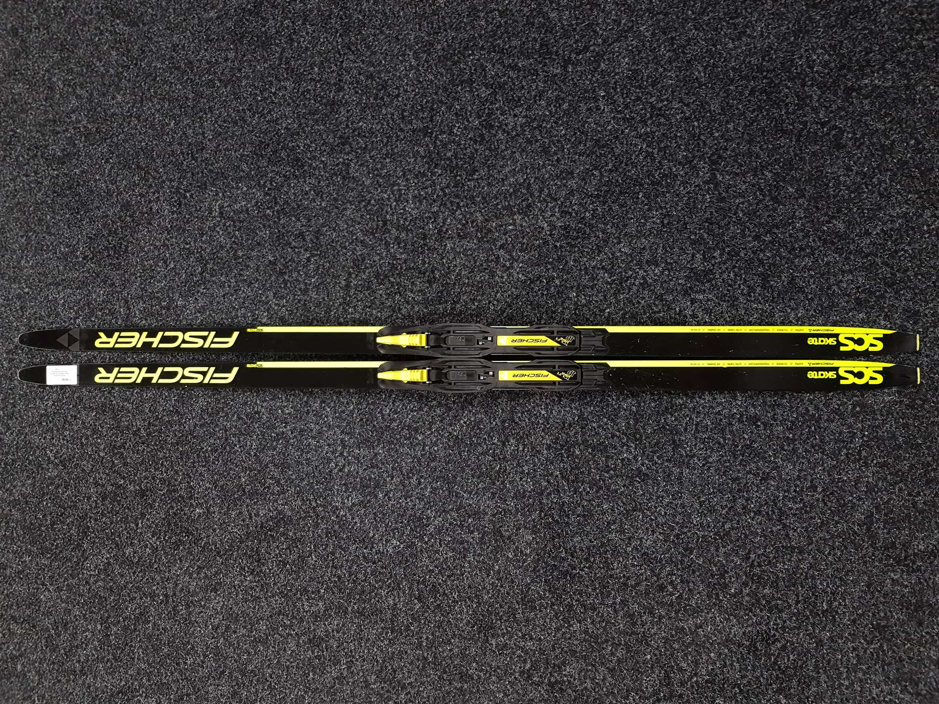 Gebrauchte Fischer SCS Skate JR Langlaufski + Fischer NNN Bindungen