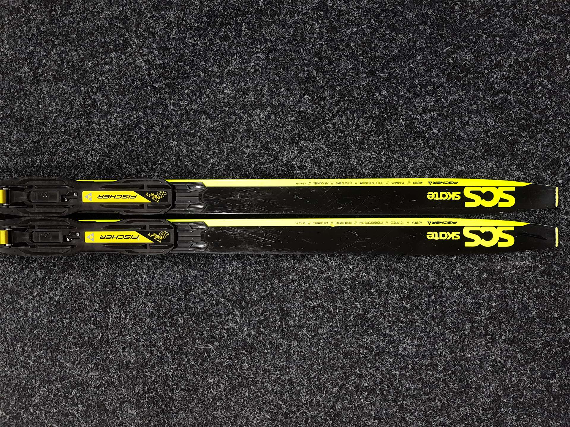 Gebrauchte Fischer SCS Skate JR Langlaufski + Fischer NNN Bindungen