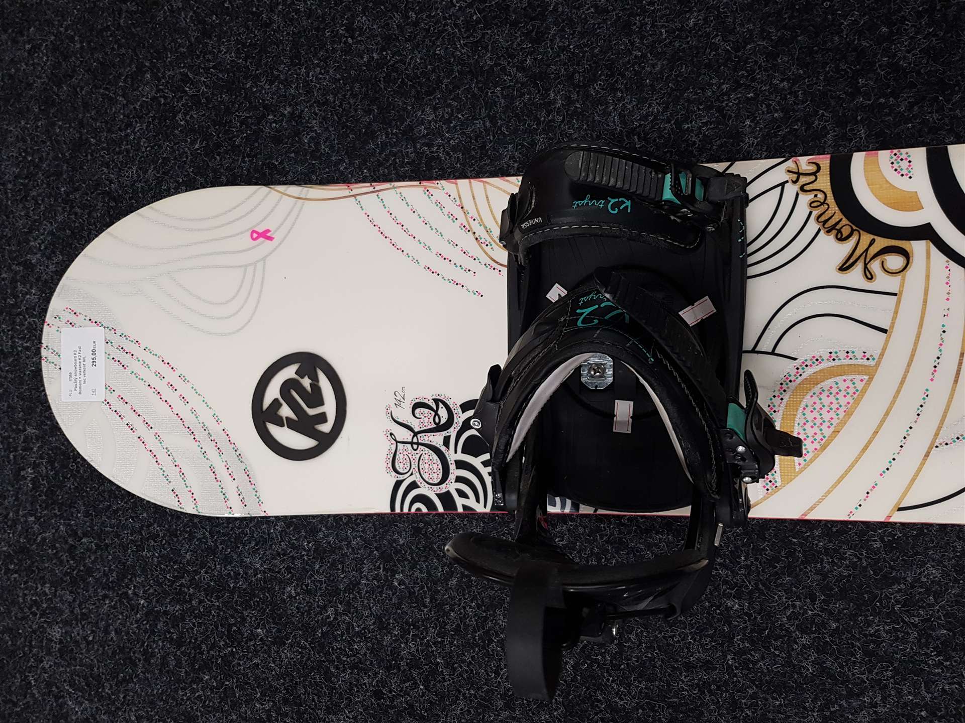 Używana deska snowboardowa K2 Moment + wiązania K2 Fast Tec rozmiar M/L