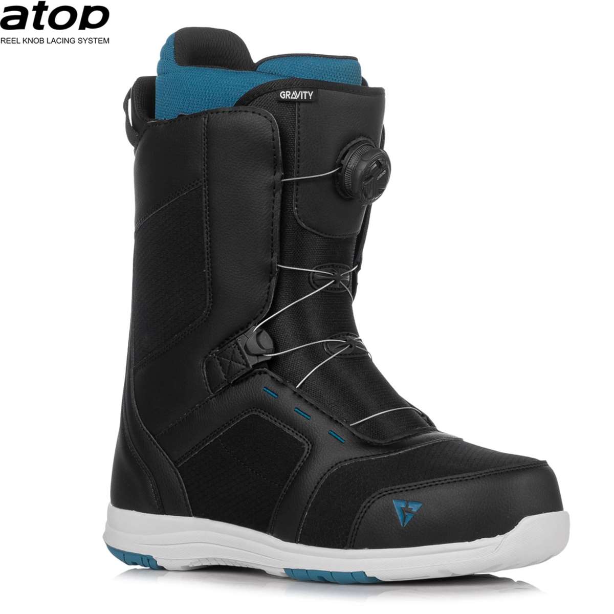 Bottes de snowboard Gravity Recon Atop noir/bleu