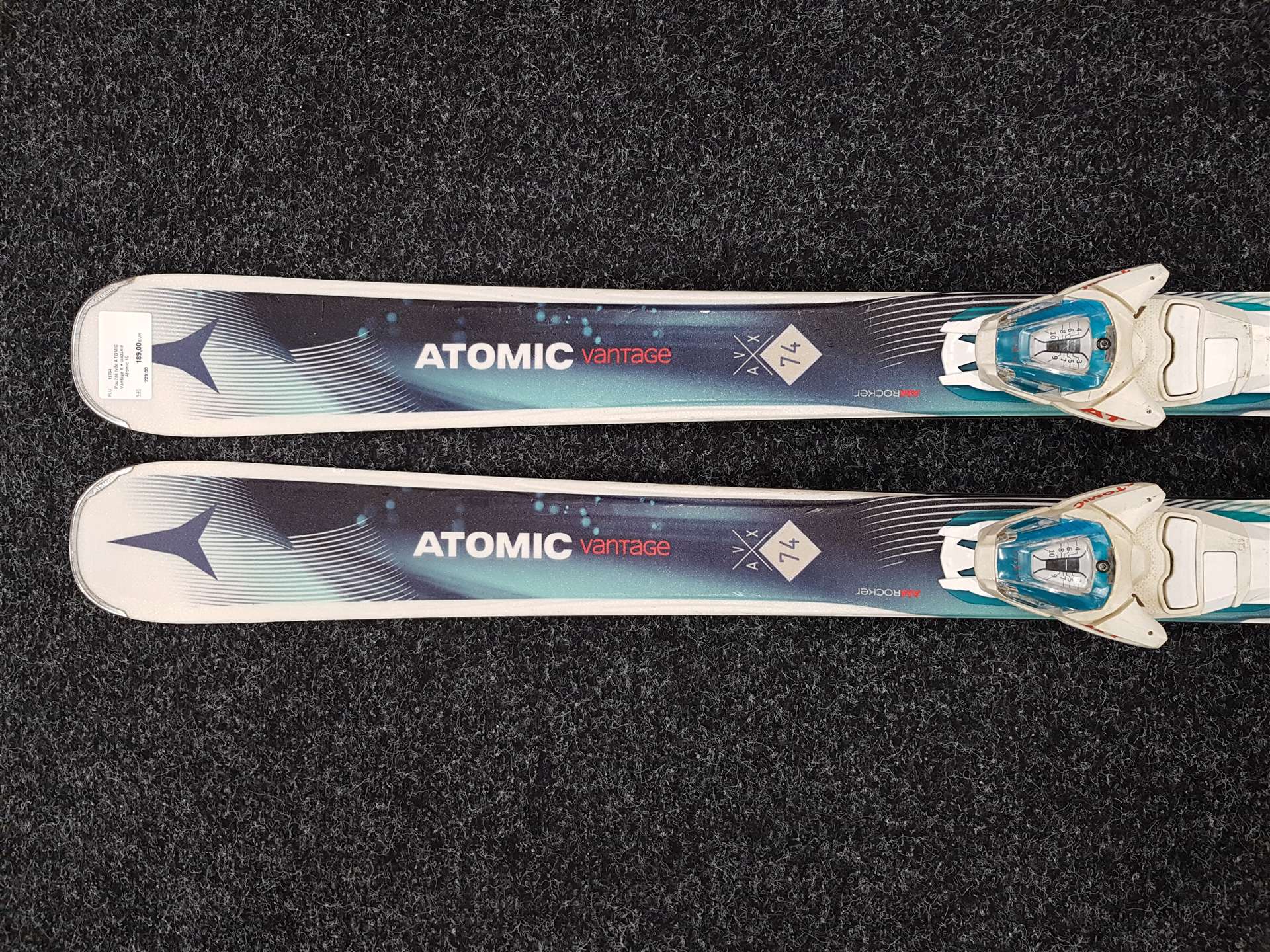 Esquís ATOMIC Vantage X usados + fijaciones Atomic 10
