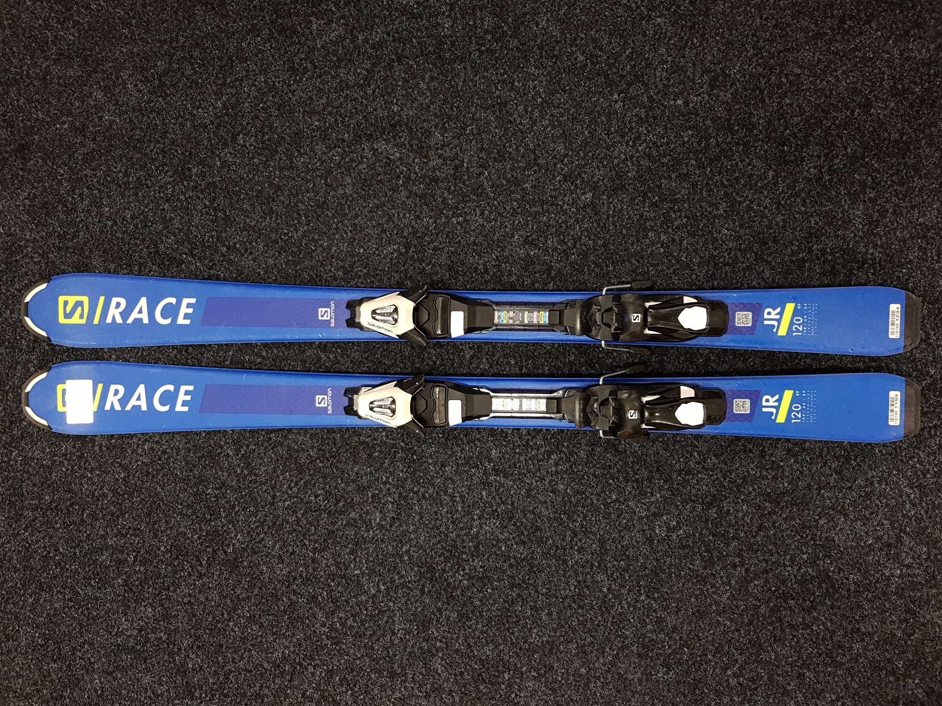 Schiuri Salomon Race JR folosite + legături Salomon 5