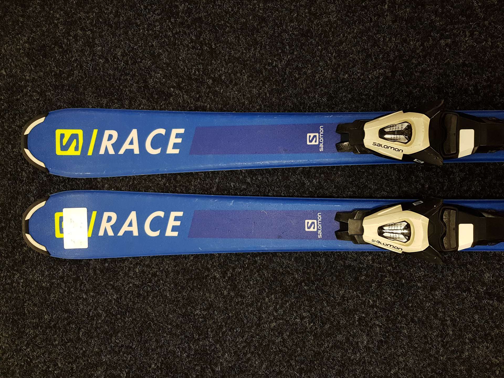 Schiuri Salomon Race JR folosite + legături Salomon 5