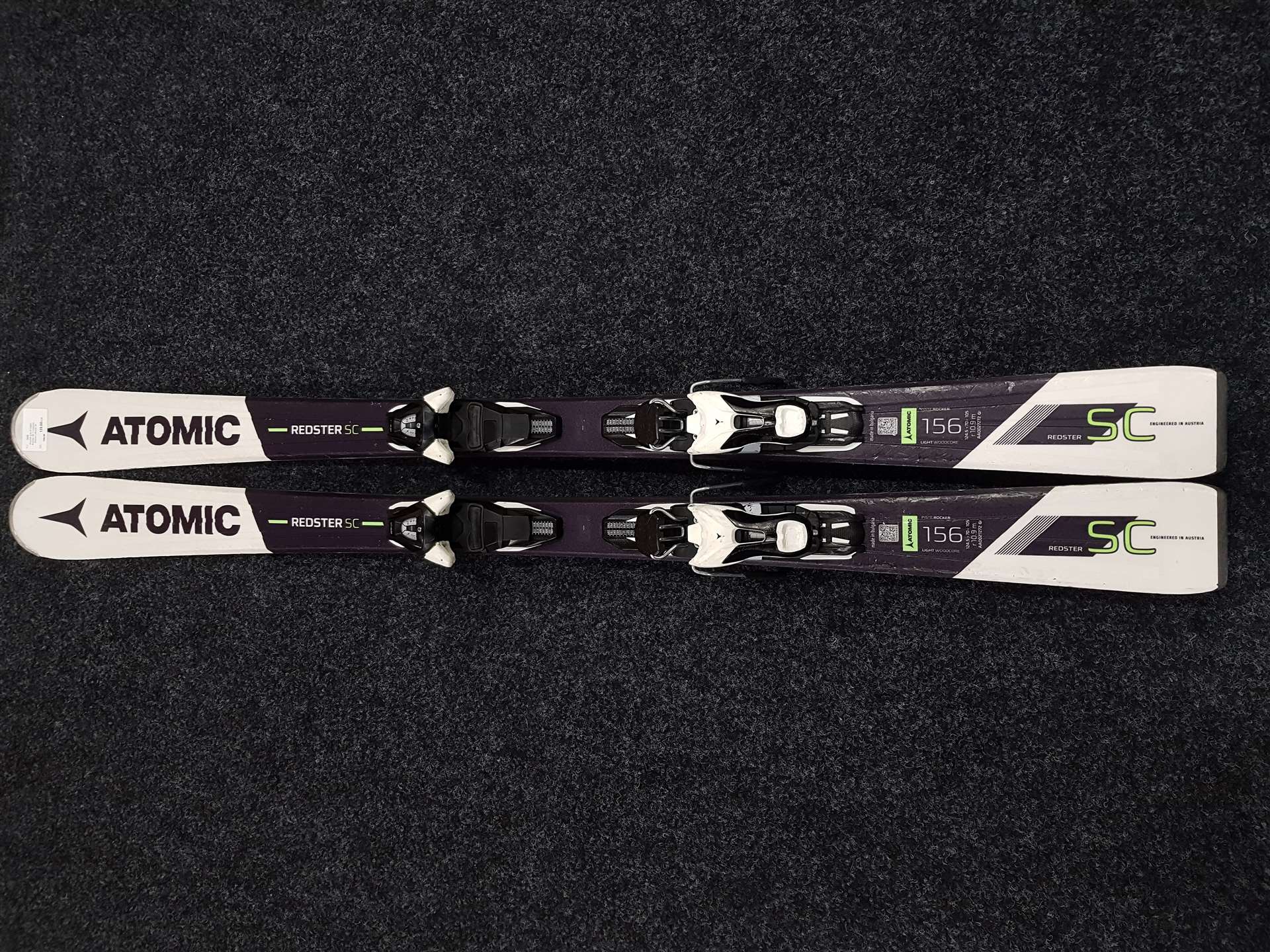 Použité lyže ATOMIC Redster SC + viazanie Atomic Lithium 10