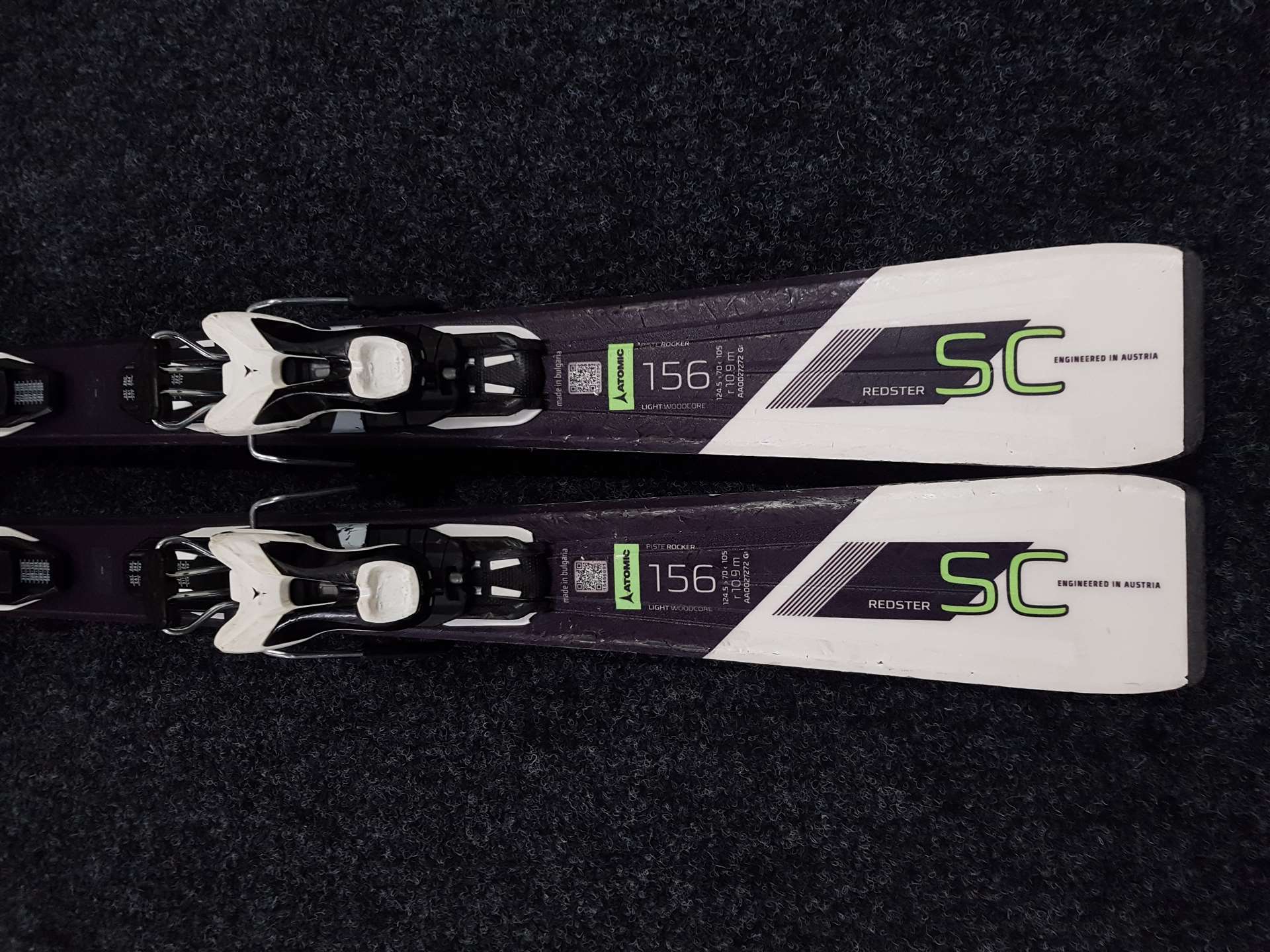 Použité lyže ATOMIC Redster SC + viazanie Atomic Lithium 10