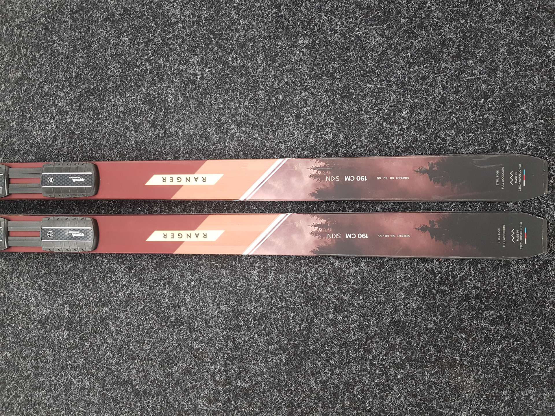 Použité bežecké lyže (backcountry) SPORTEN Ranger + viazanie NNN  Roteffella