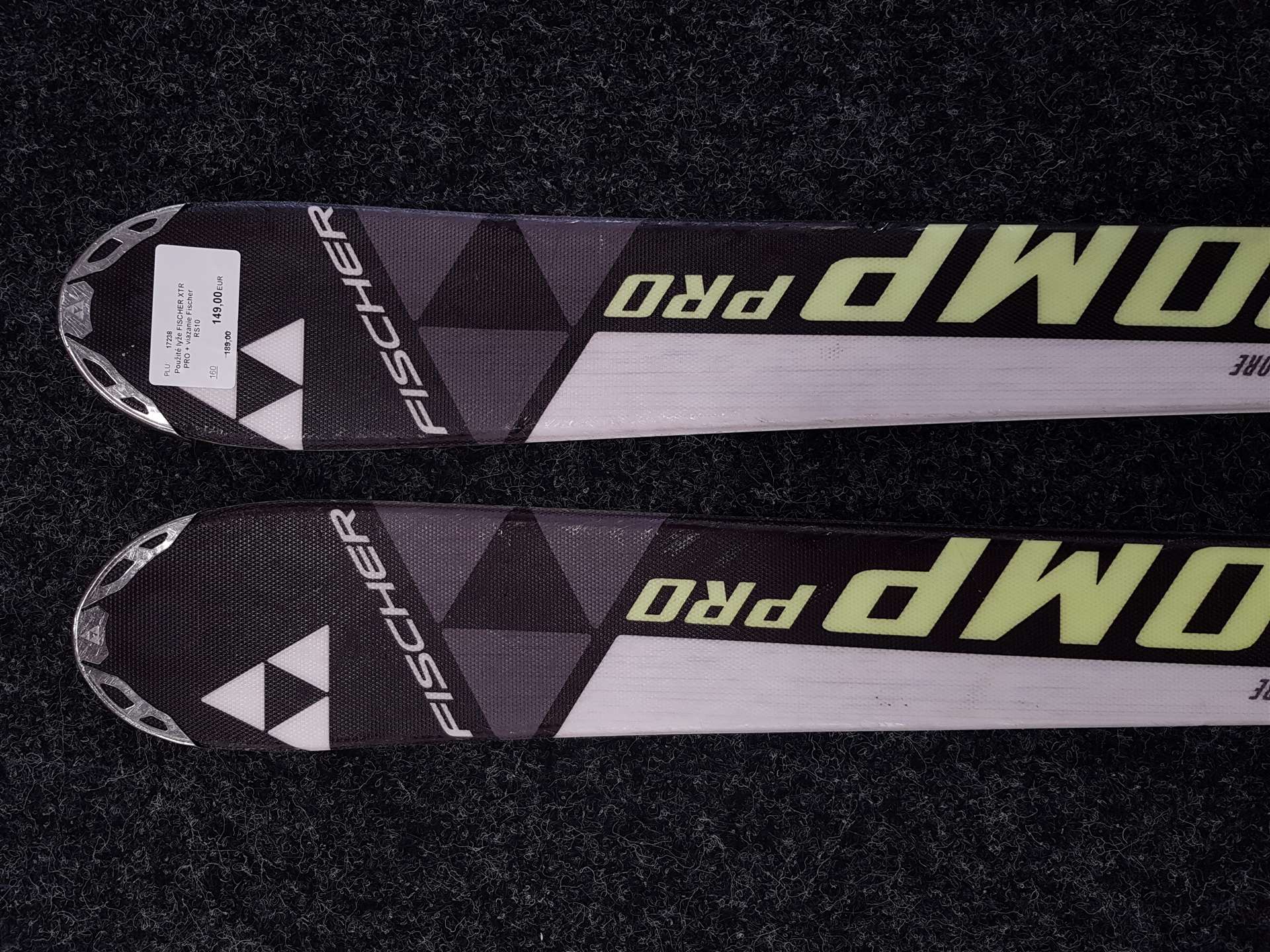 Skis FISCHER XTR PRO d'occasion + fixations Fischer RS10