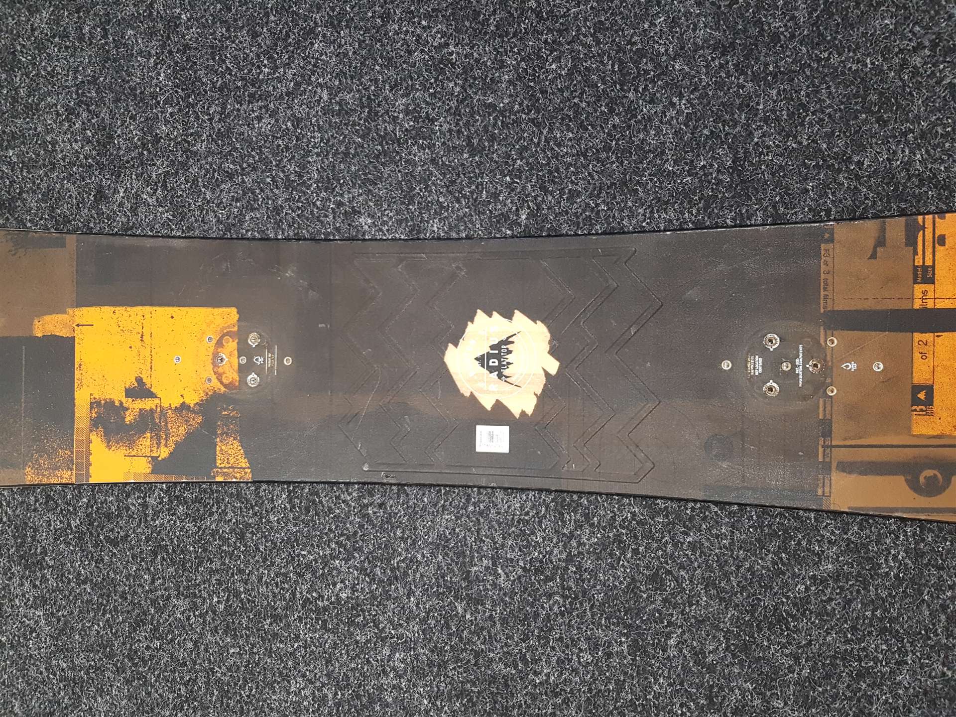 Použitý snowboard BURTON Radius Flat Top
