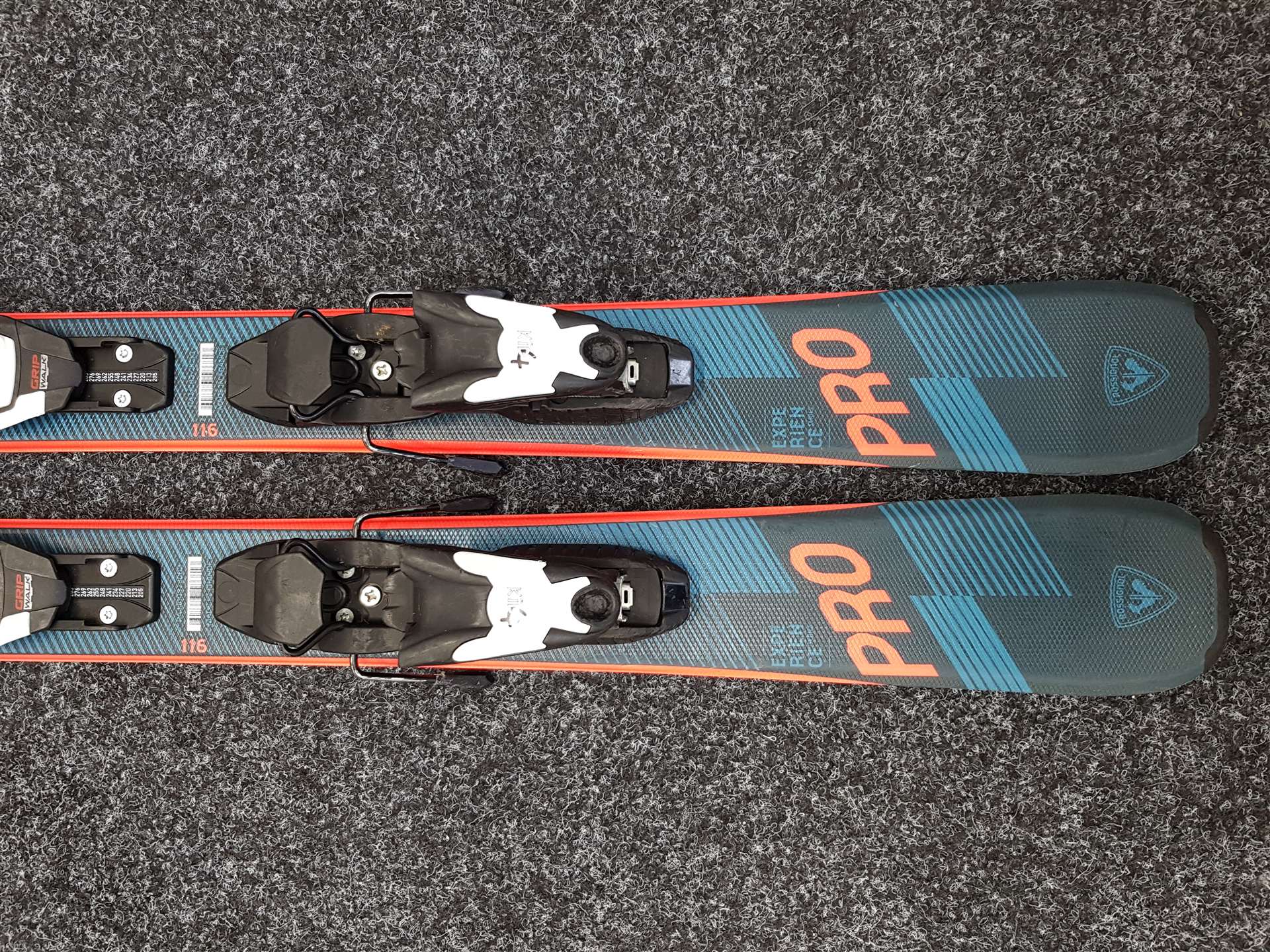 Gebrauchte ROSSIGNOL Experience Pro Kinderski + Look Kid4 Bindungen