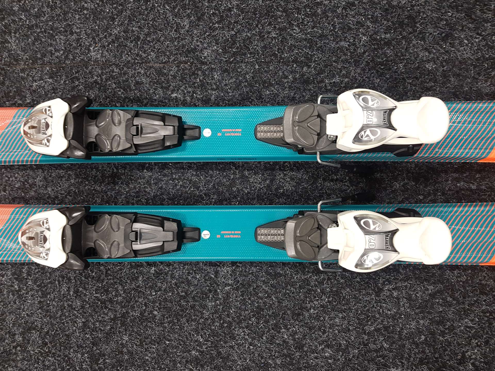 Použité lyže VOLKLRacetiger GS + viazanie Marker 7