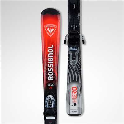 Rossignol HERO JR 130-150 XPRESS JR ski's + XPRESS 7 GW B83 bindingen zwart