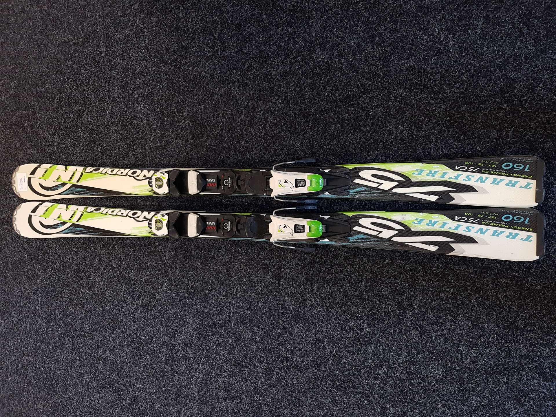 Skis occasion NORDICA Transfire 75 Ca + fixations Nordica 10.0