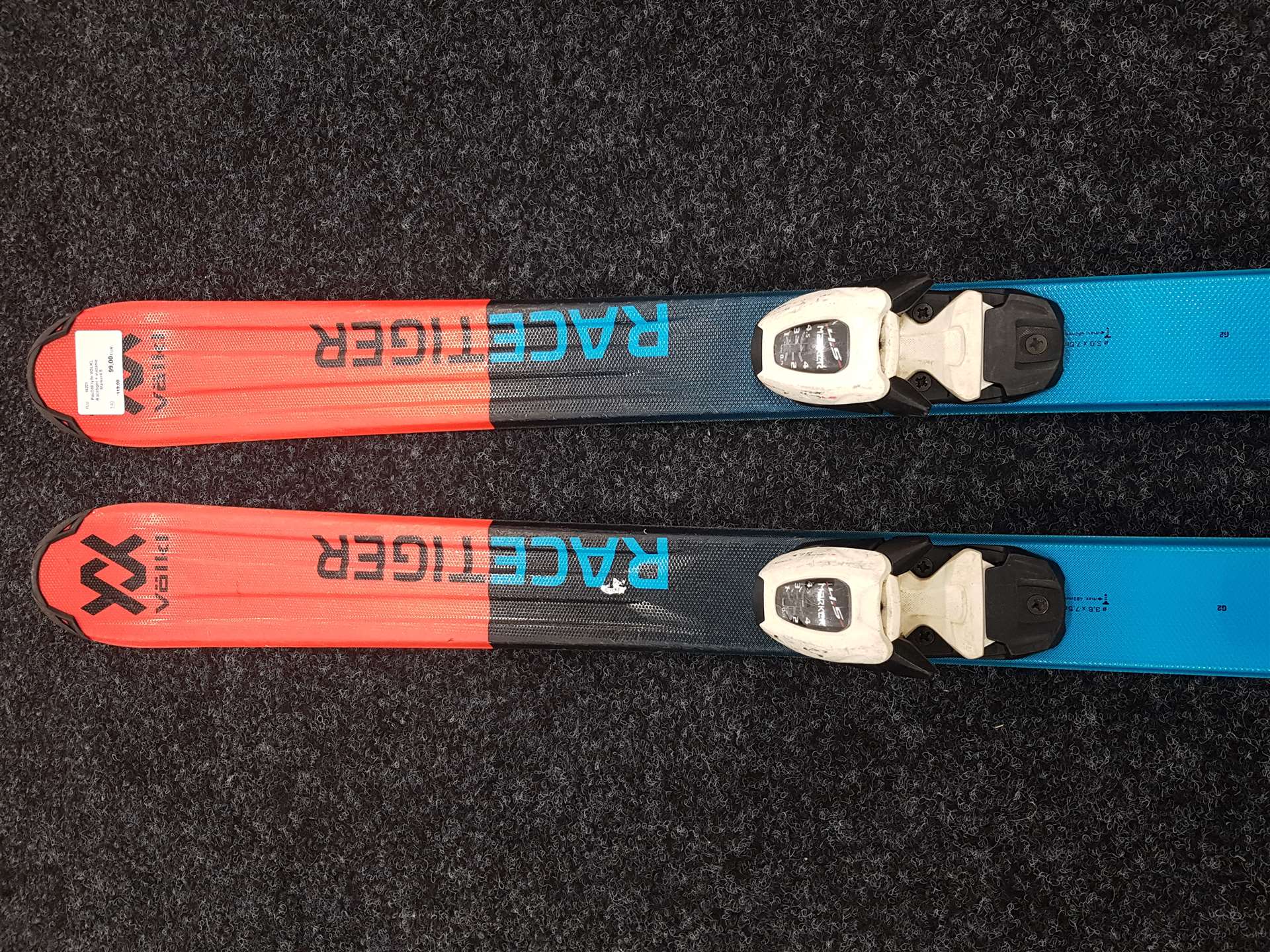 Použité lyže VOLKL Racetiger + vázání Marker4,5