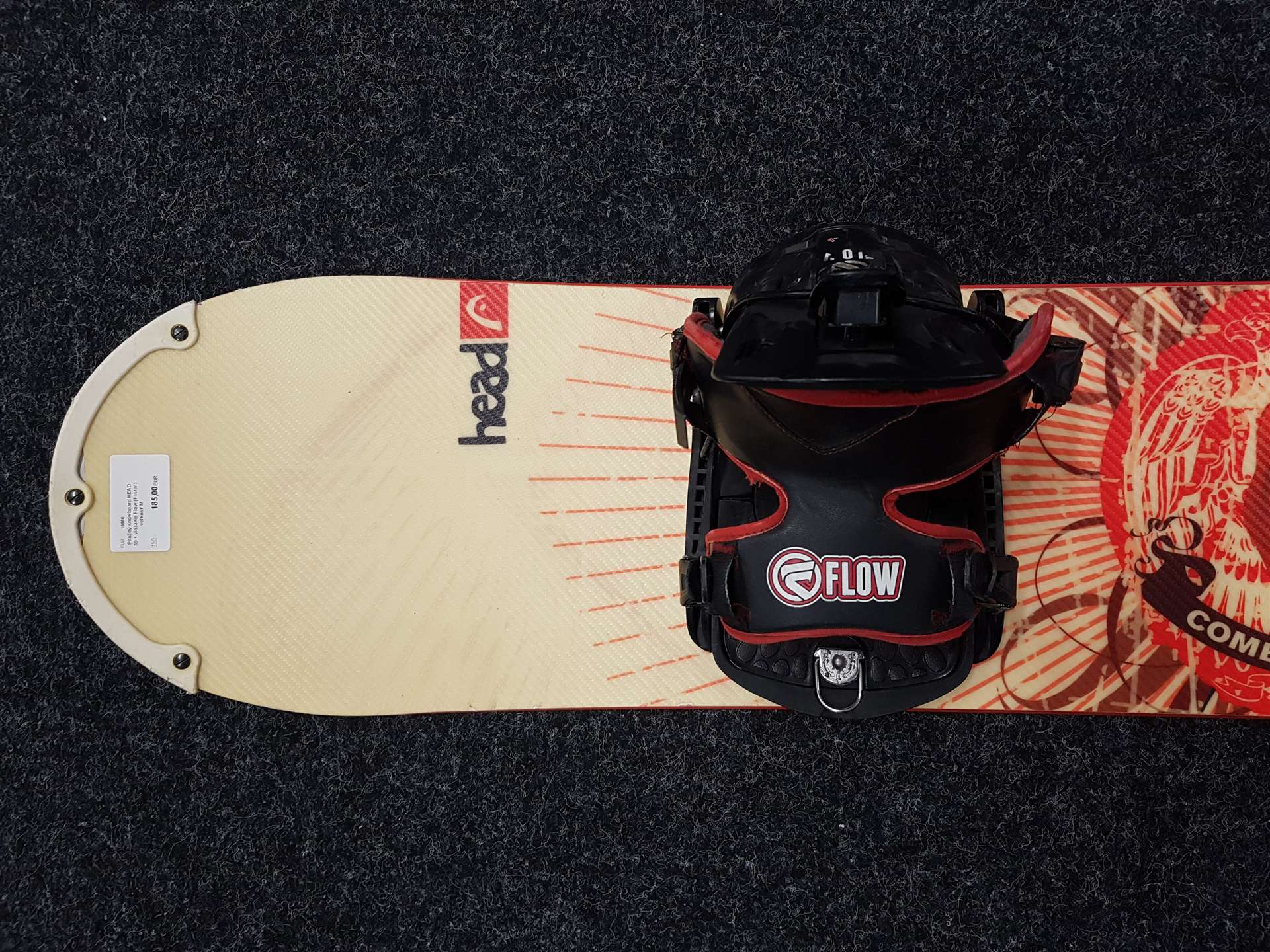 Použitý snowboard HEAD 59 + viazanie Flow (Fastec) veľkosť M