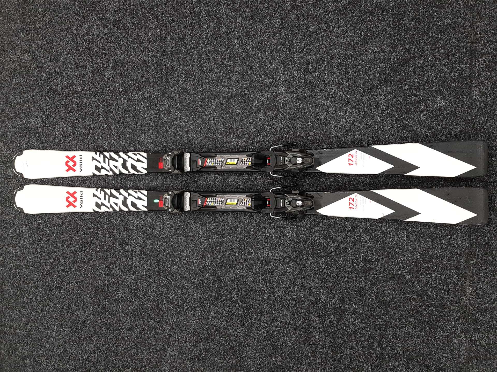 Używane narty VOLKL Deacon 7.2 + wiązania Marker FDT 10