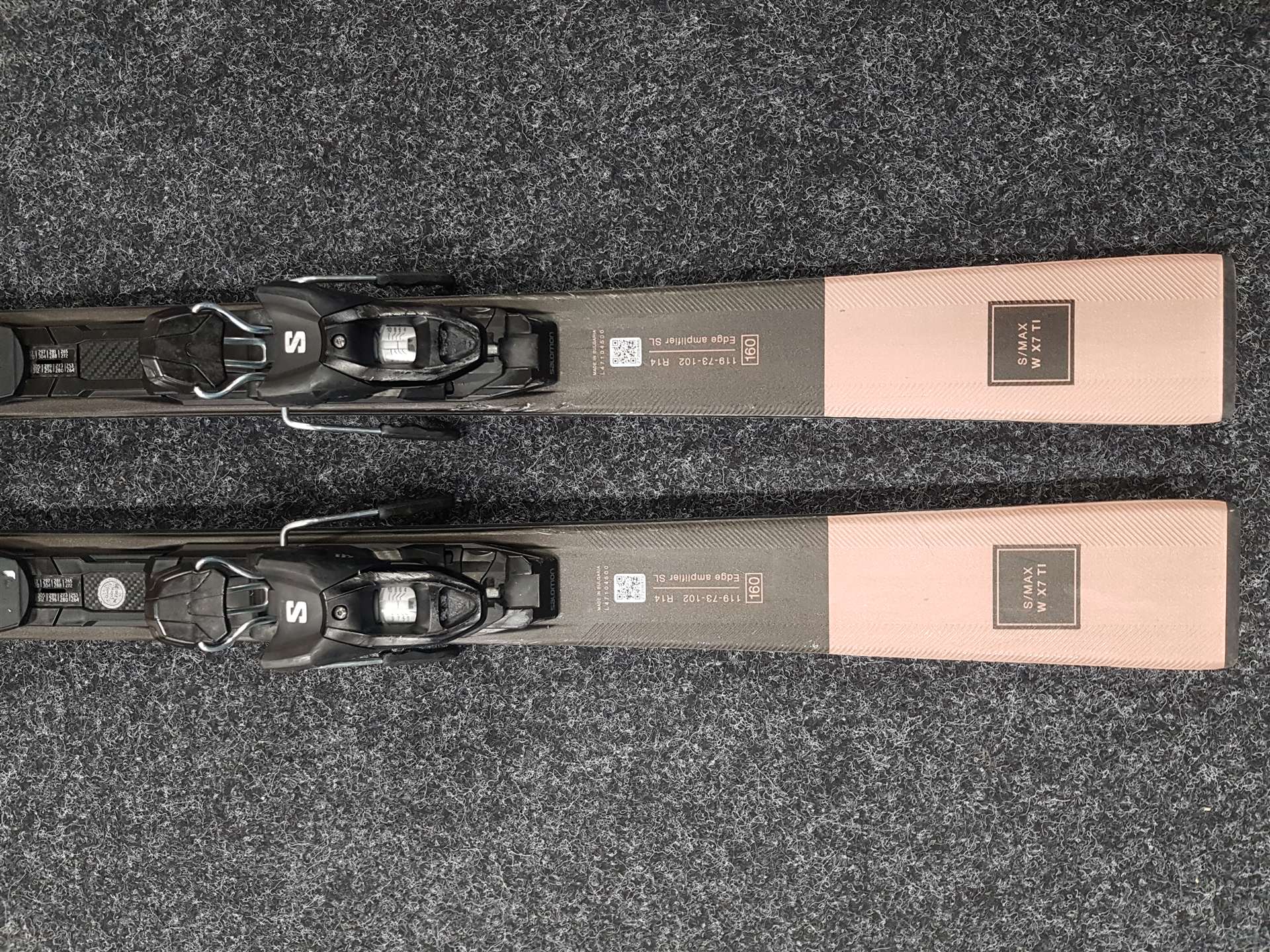 Skis Salomon S/MAX X7 Ti W d'occasion + fixations Salomon M10