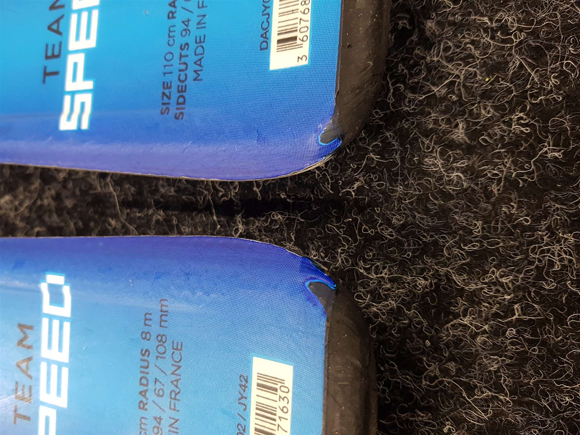 Gebrauchte Kinderski DYNASTAR Team Speed + Look Xpress 4.5 Bindungen