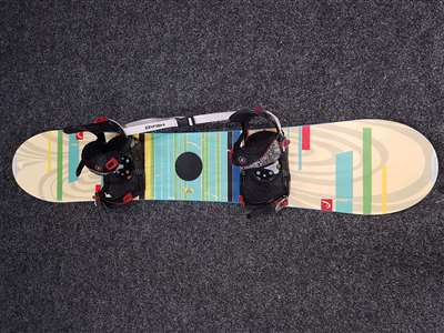 Gebrauchtes Head Snowboard + Head Bindungen Größe M