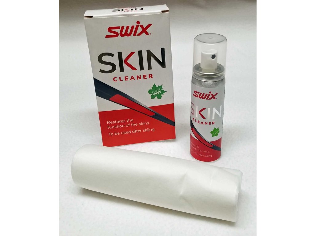 Sada SKIN CLEANER SWIX, sprej 70ml + utěrka N22