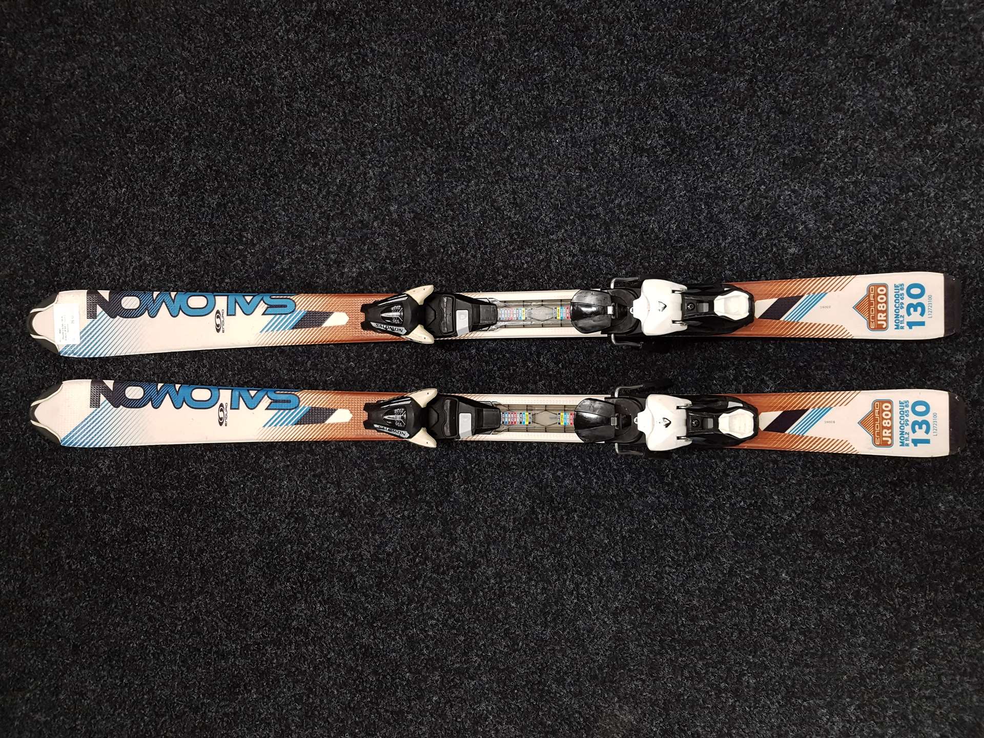 Gebrauchte Ski SALOMON Enduro JR 800 + Bindungen Salomon 7
