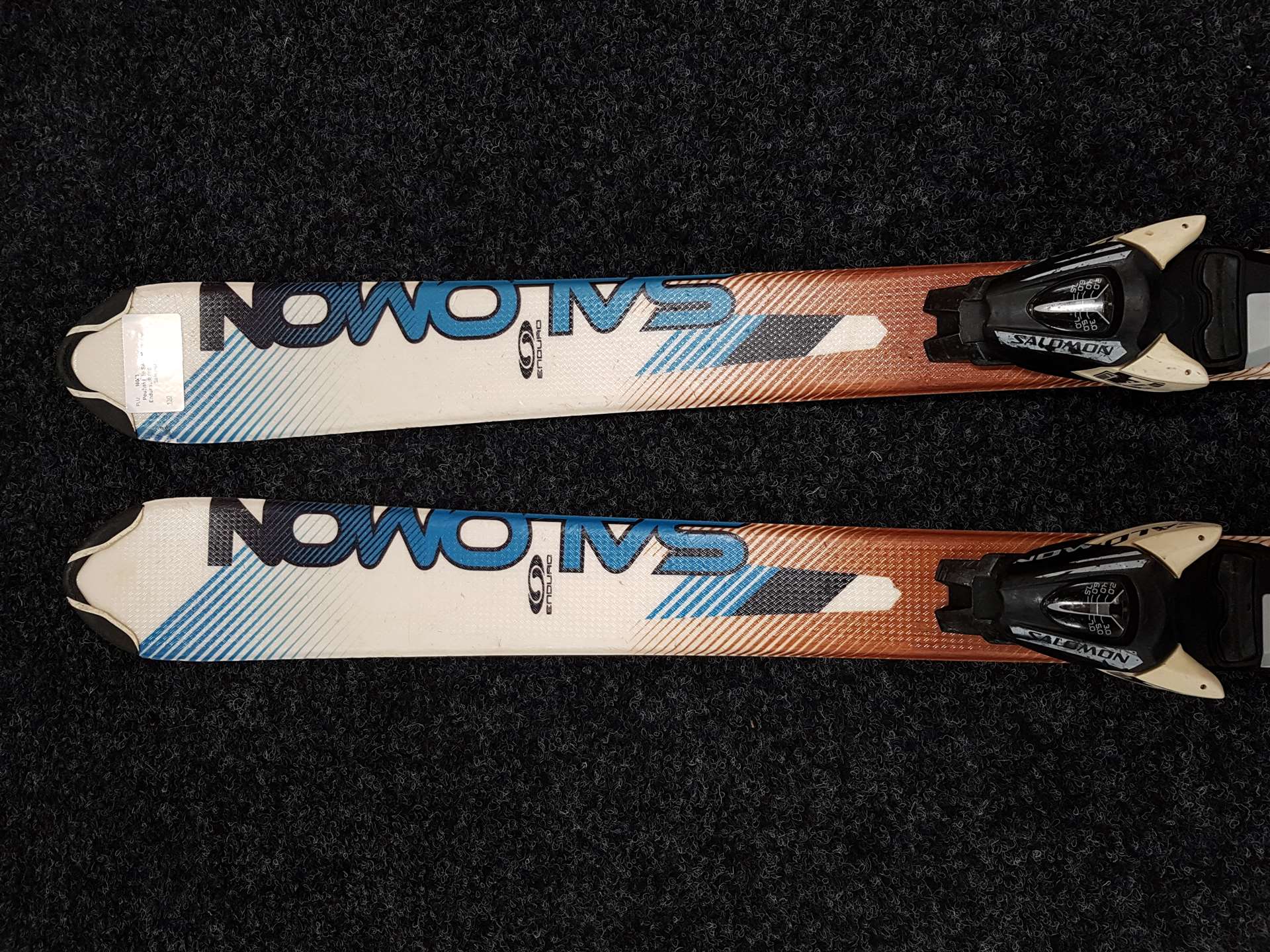 Gebrauchte Ski SALOMON Enduro JR 800 + Bindungen Salomon 7