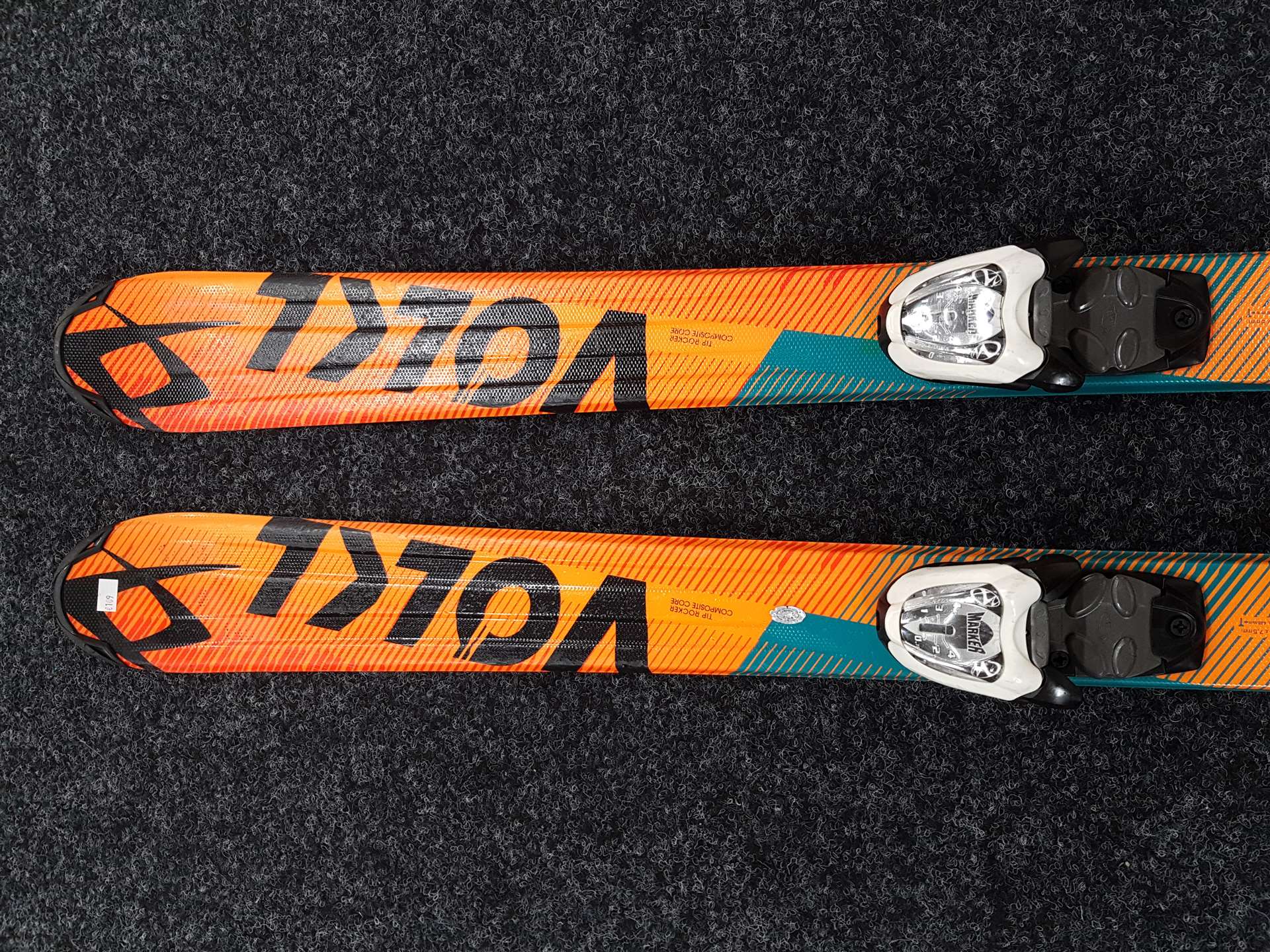 Schiuri VOLKL Racetiger GS folosite + legături Marker 4.5