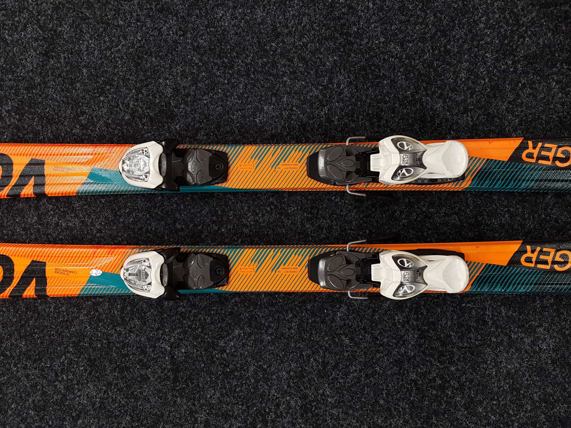 Schiuri VOLKL Racetiger GS folosite + legături Marker 4.5