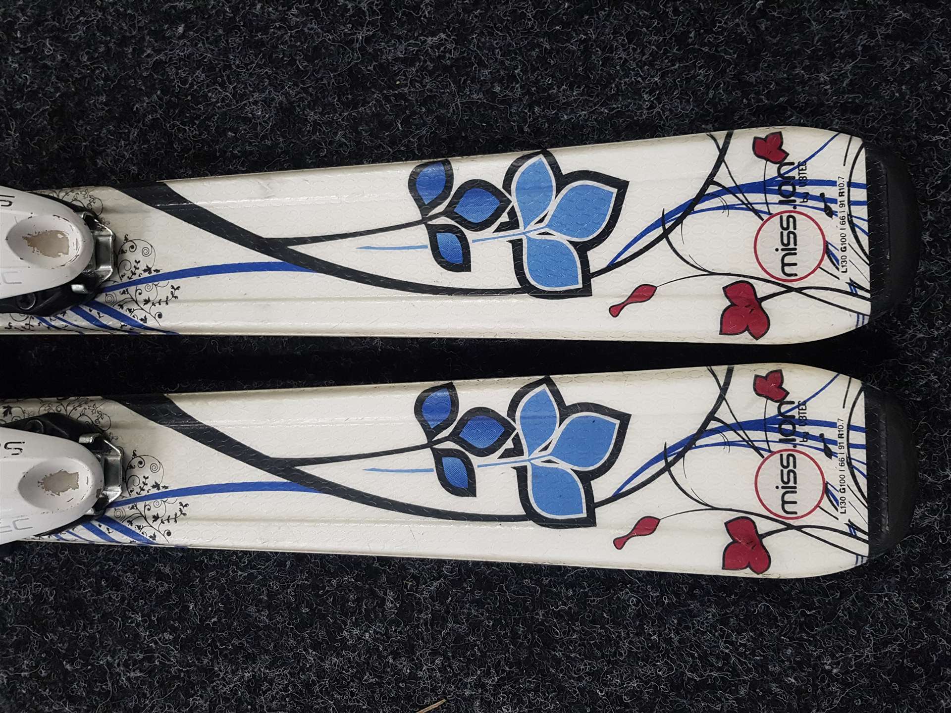 Skis enfant d'occasion Mission Fiesta + fixations Tyrolia SL 4.5