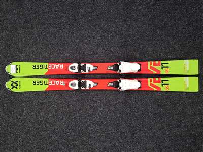 Rabljene dječje skije VOLKL Racetiger GS 11 + vezovi Marker 4.5