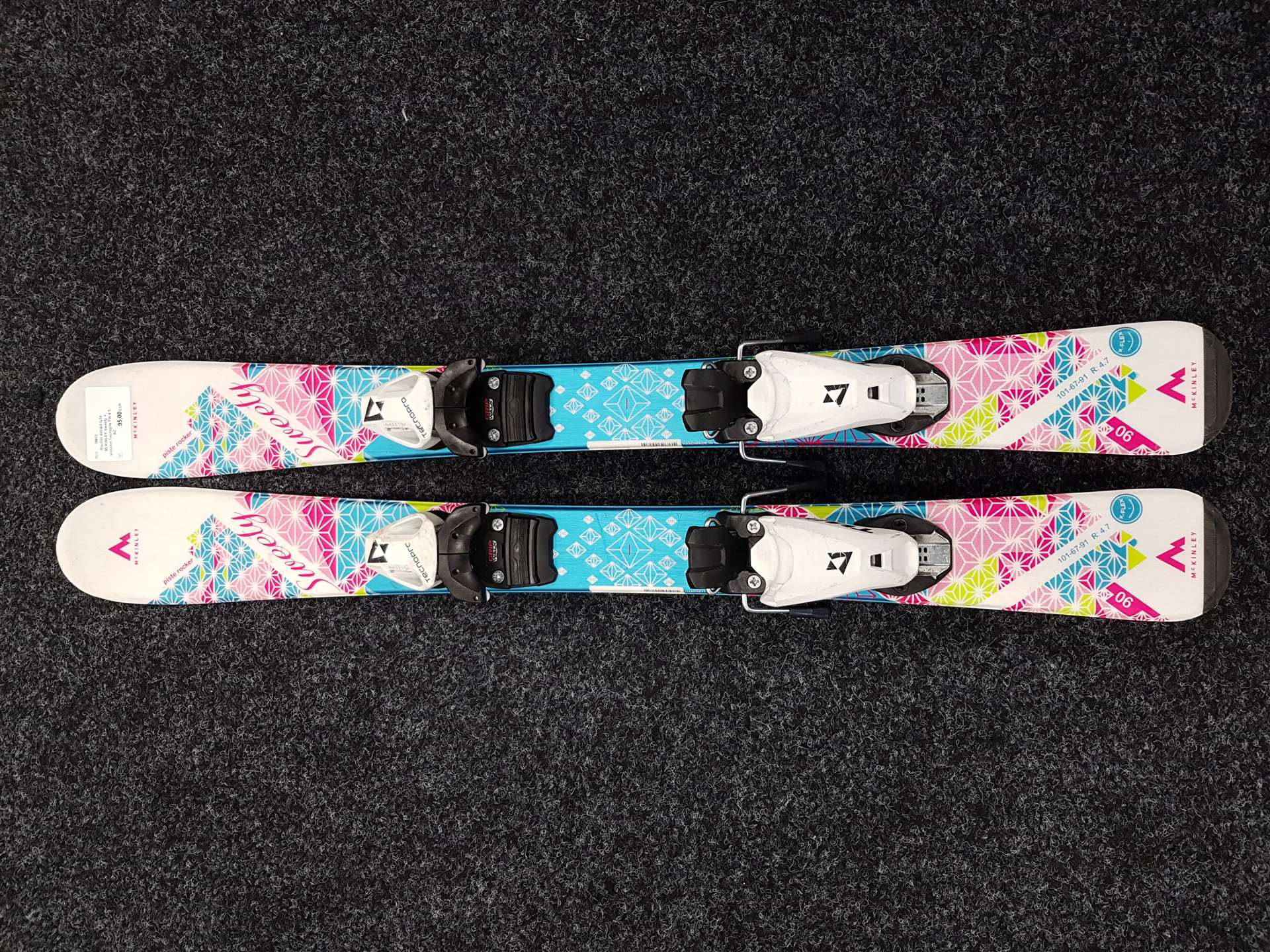 Gebrauchte McKINLEY Sweety Kinderski + Tecnopro TW 4.5 AC Bindungen