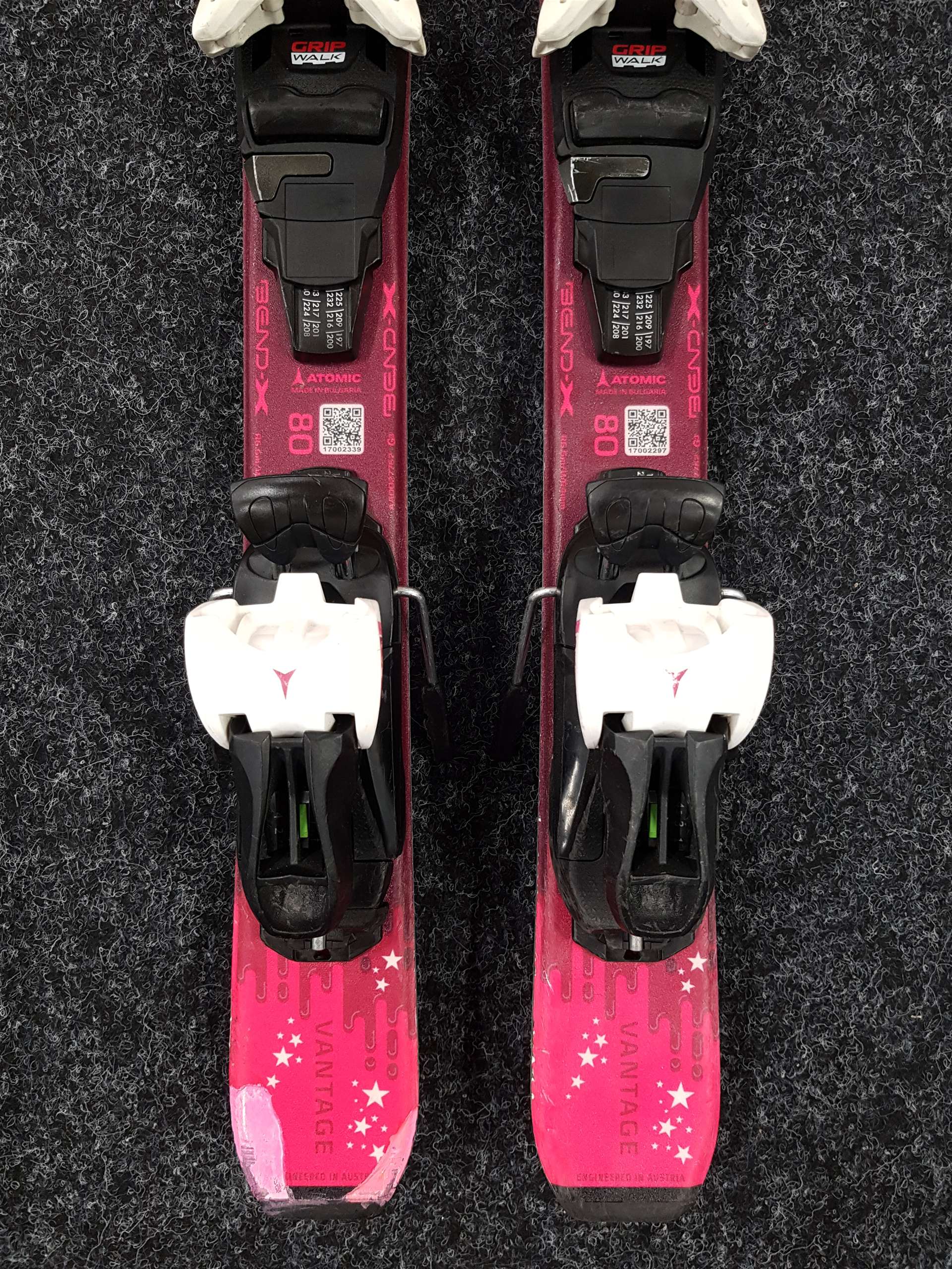 Skis enfant ATOMIC Vantage d'occasion + fixations Atomic 5