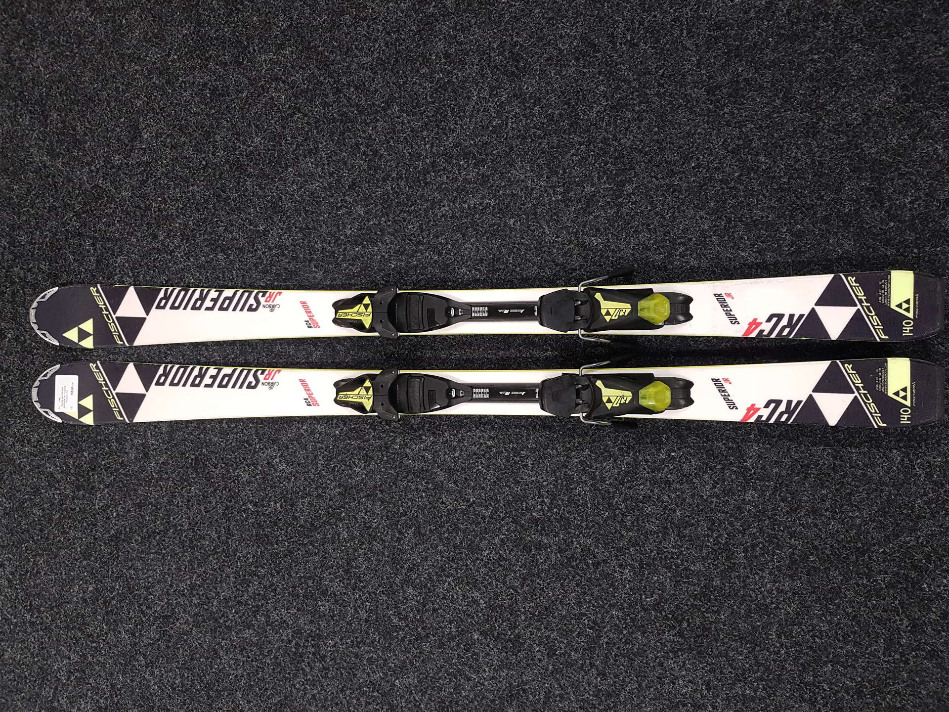 Gebrauchte FISCHER SUPERIOR JR Ski + Fischer FJ 7.5 Bindungen