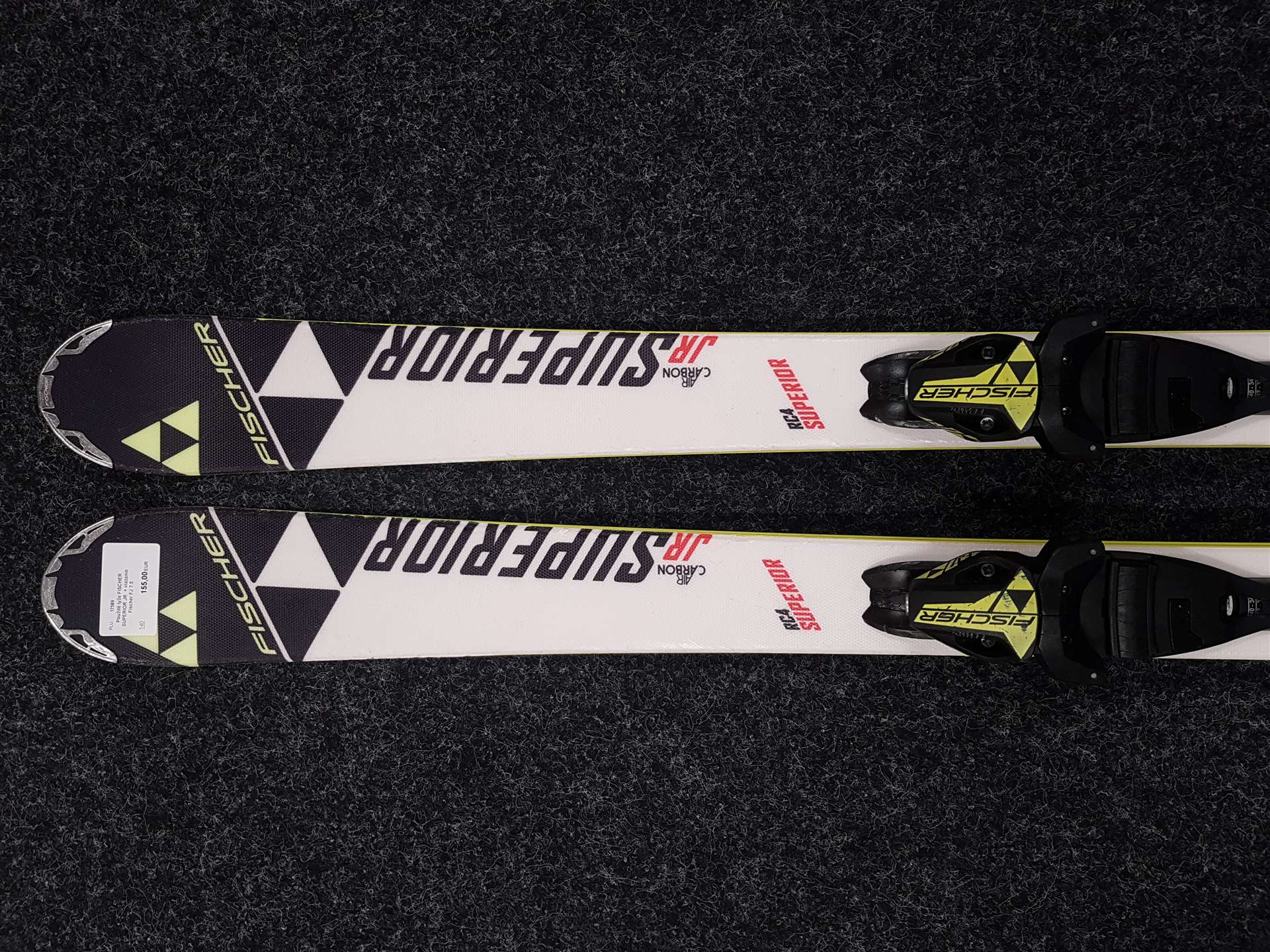 Gebrauchte FISCHER SUPERIOR JR Ski + Fischer FJ 7.5 Bindungen