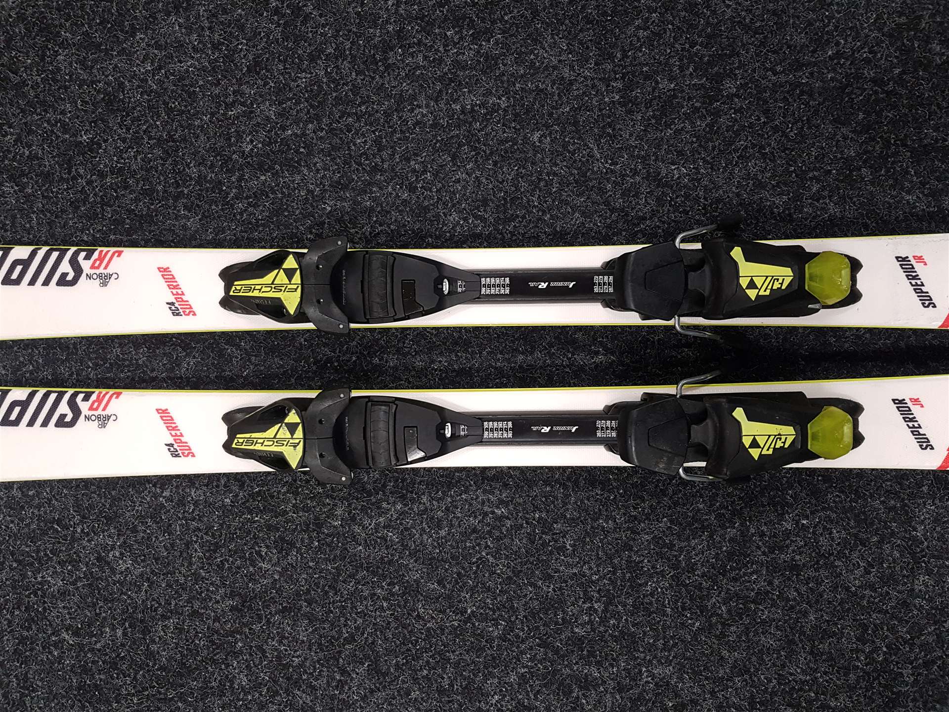 Gebrauchte FISCHER SUPERIOR JR Ski + Fischer FJ 7.5 Bindungen