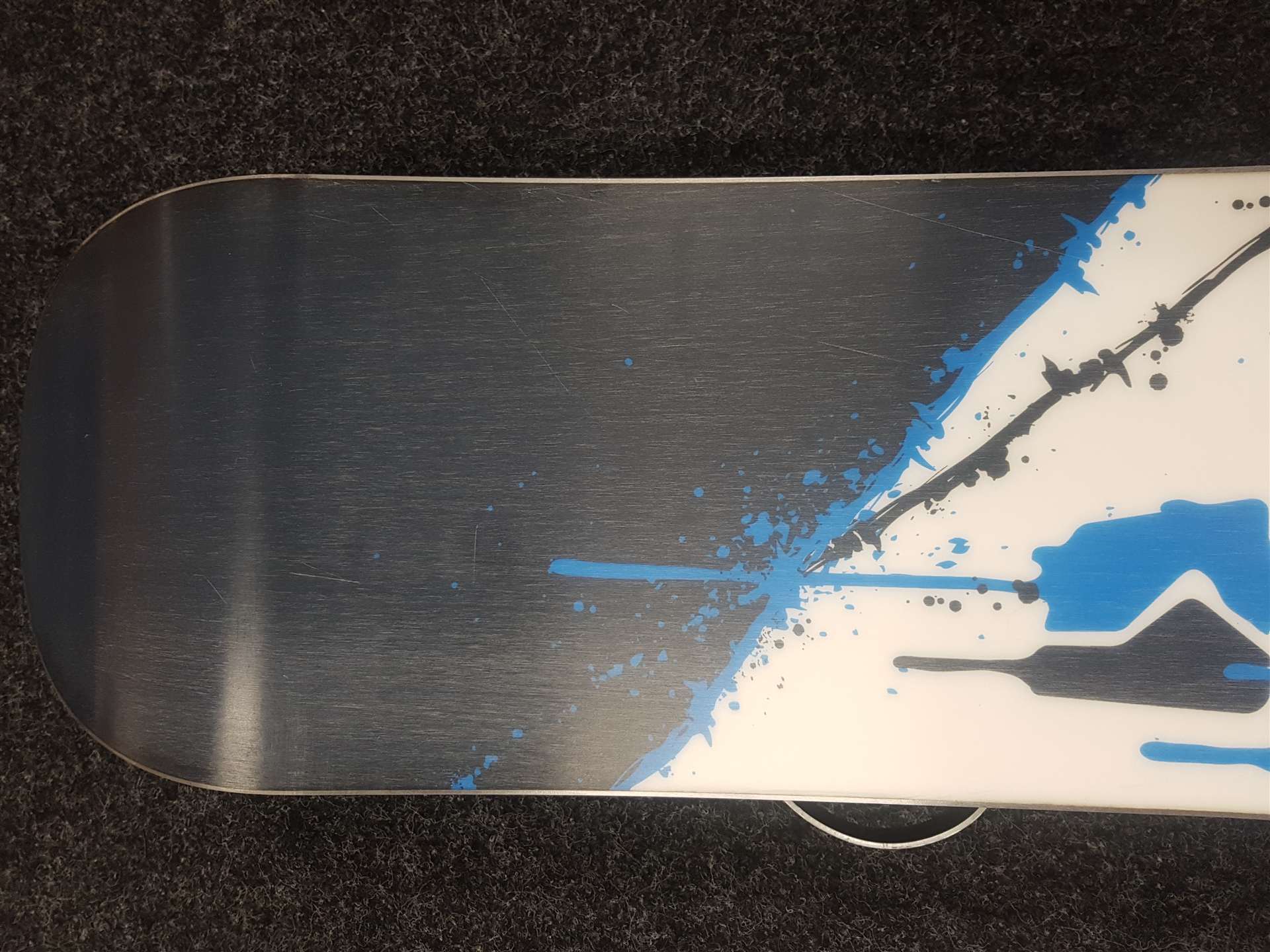 Gebrauchtes Nidecker 51 c.wood Snowboard + Snow Blaster Bindungen Größe L