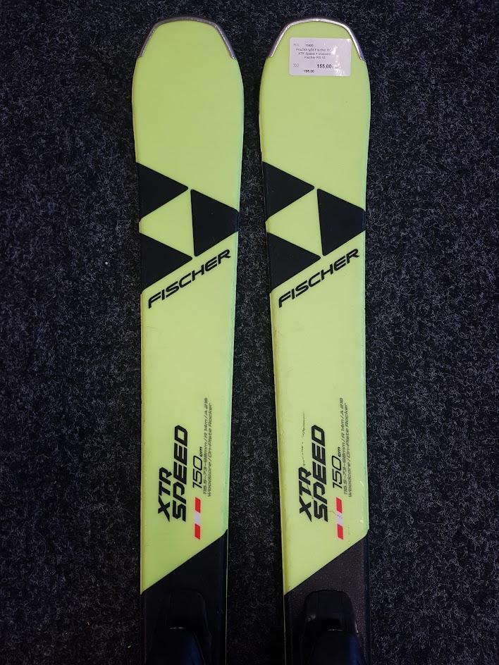 Gebrauchte Fischer RC4 XTR Speed Ski + Fischer RS 10 Bindungen